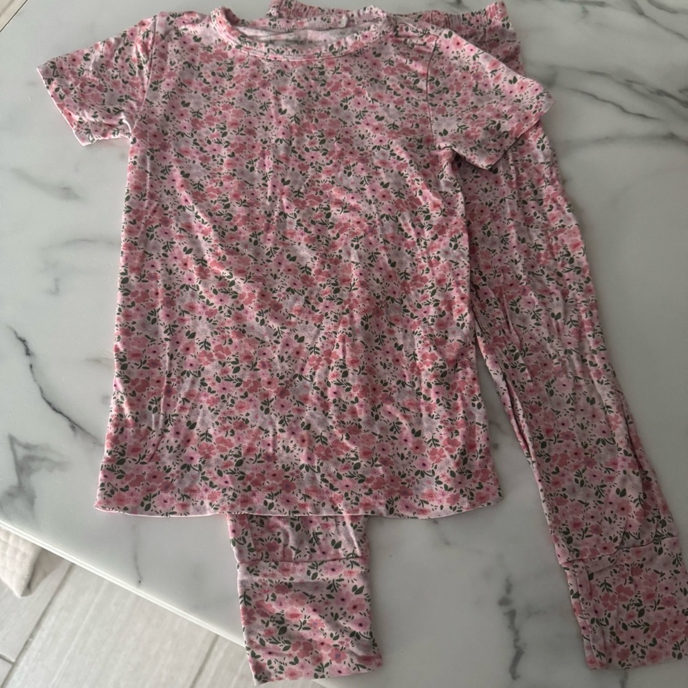 Posh Peanut Pink Floral Pajamas